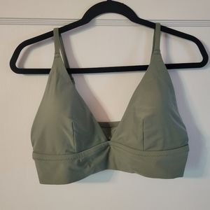 Aerie Triangle Biniki Bathing Suit Top